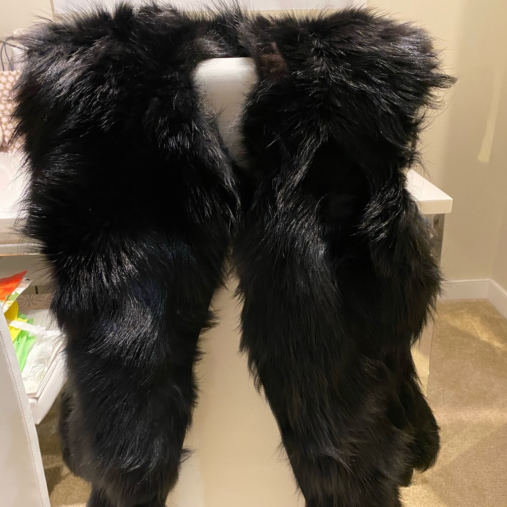 Natural Fox Fur Vest - Custom Made in Italy